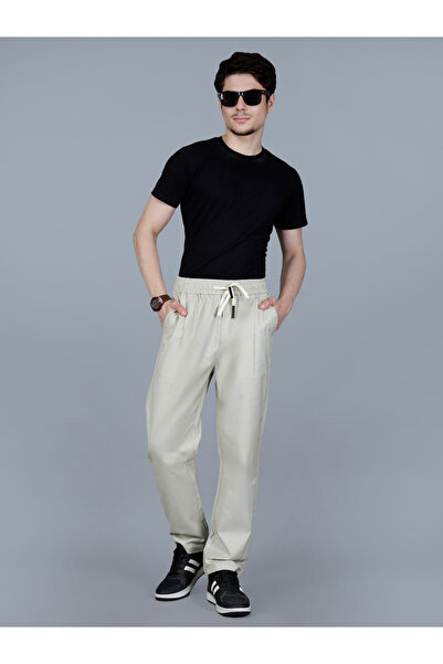 Fort Collins By Styli Men Relaxed Fit Drawstring Pants
