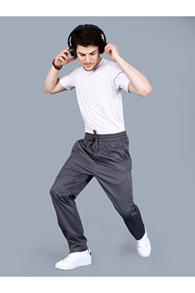 Fort Collins By Styli Men Solid Pants with Zip Pocket