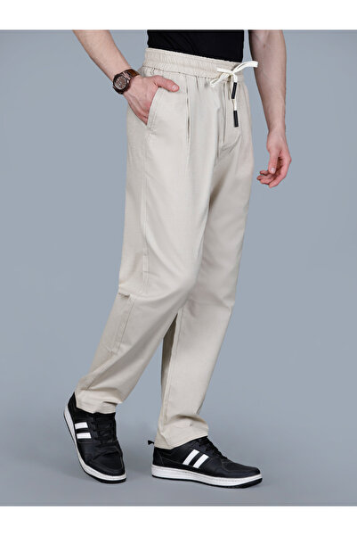 Fort Collins By Styli Men Relaxed Fit Drawstring Pants