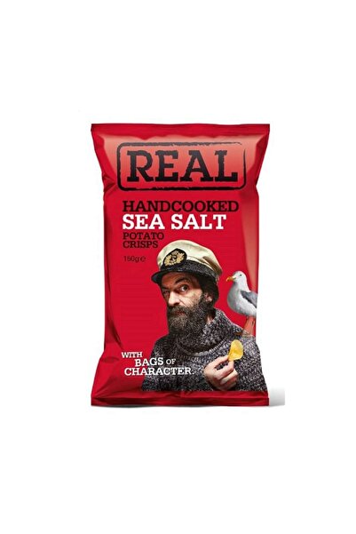 REAL CRISPS ملح البحر 150 جرام × 10