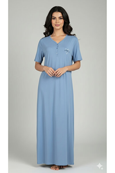 TIPTOPKSA Quiet plain cotton maxi shirt