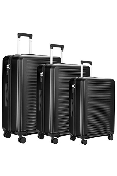 Wemart مجموعة حقائب سفر من 3 قطع مصنوعة من مادة ABS فائقة المتانة، ومزودة بعجلات دوارة وقفل TSA