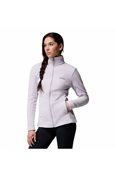 Columbia Kadın Marka Logolu Full Fermuarlı Kışlık Kullanıma Uygun Mor Polar 1938041551 551