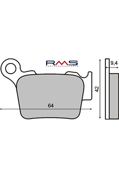 RMS Plăcuțe de frână Husqvarna WR 125-250cc