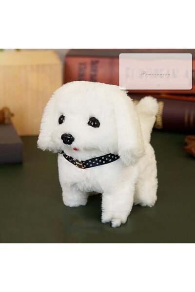 OEM Plush dog with leash — barks and wags its tail