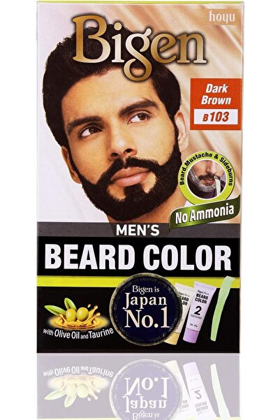BİGEN Beard and Mustache Dye, Dark Brown B103