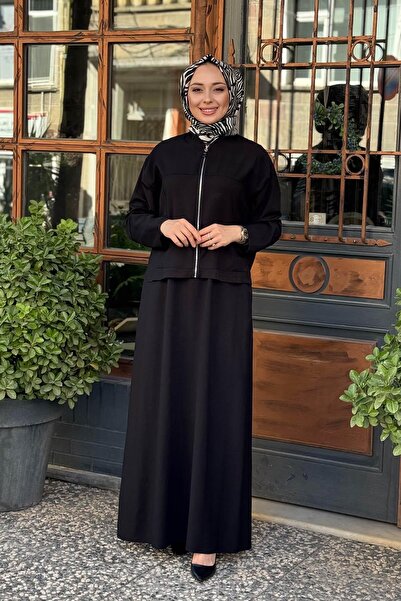 Ceremony Elbise W-6943 Siyah