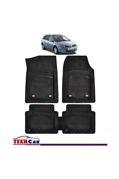 TEAMCAR TeamCar® Car Mats Tray Type Compatible with Renault Megane II Combi