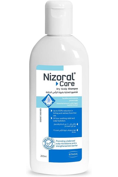 Nizoral Care Shampoo 200 ml Shampoo For Dry Scalp Care Soothes Dry Sensitive ...