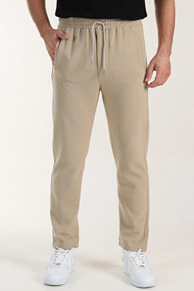 EXSPORT Βαμβακερό χειμερινό φούτερ με ίσιο πόδι με στρώσεις από την Σελανίκη