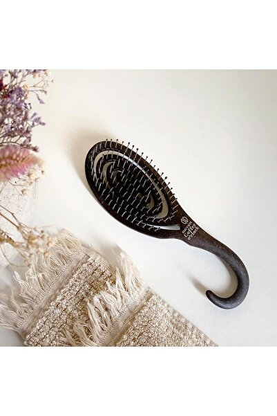 Beter فرشاة شعر مرنة لفك التشابك (مادة القهوة المعاد تدويرها) - أسود
