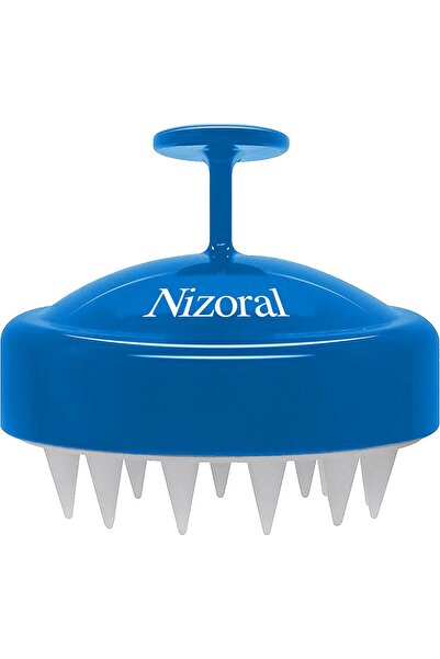 Nizoral فرشاة شامبو للشعر مع رأس تدليك ناعم من السيليكون لفروة الرأس، مناسبة ...