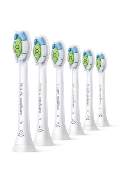 Philips Sonicare Optimal White Replacement Brush Heads HX6066/87 - Pack of 6 (White)