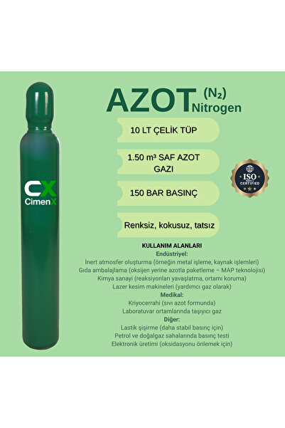 CX Azot Gazı 10 Lt