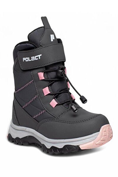 Celira Plc Smoked Pink Waterproof Non-Slip Girls' Snow Boots