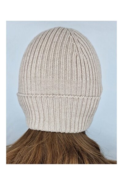 OEM Seamless Merino Wool Beanie - Beige