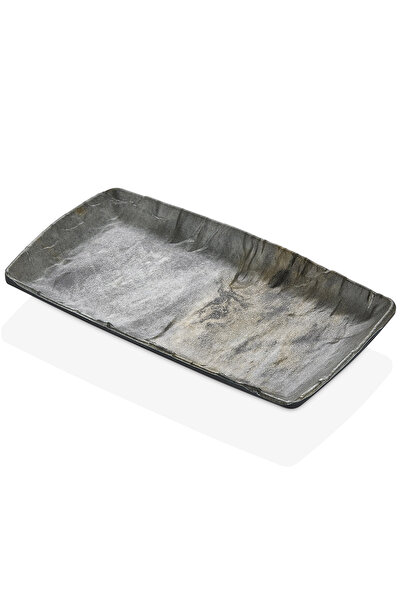 Külsan 41016.RM – Royal Marble 6'lı Dikdörtgen Tabak Seti 15,4×8,9 cm, Thermo...