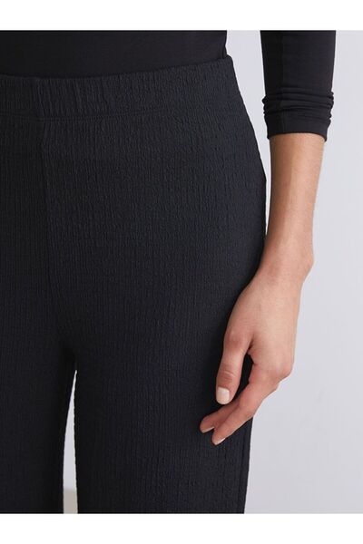 LC Waikiki Lcwaikiki Basic Elastic Waist Textured Women's Pants