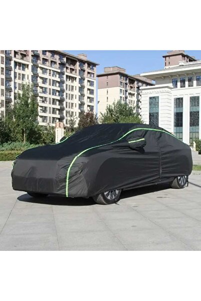 Trendy's Husă Auto 4 Sezoane–Impermeabilă,Anti-UV,cu Fermoar și Benzi Reflectorizante,4.65×1.8×1.68M