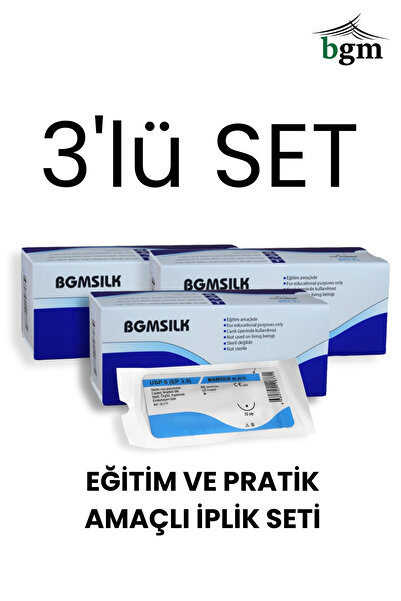 bgm Eğitim İpliği – Ped İçin Eğitim/Pratik İpliği 3'lü Set