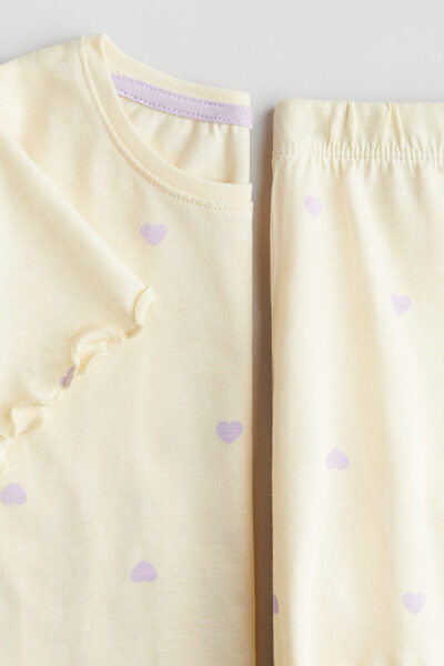 H&M Pamuklu Pijama Takımı