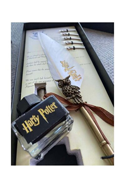 lstri Harry Potter Themed Ink Dip Pen Set Collectible Calligraphy Pen Gift Boxed