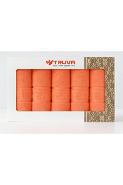 Truva Grup Set of 4 Greek Towels – 100% Cotton, 500 g/sqm, 2x70x140 cm + 2x50x90 cm