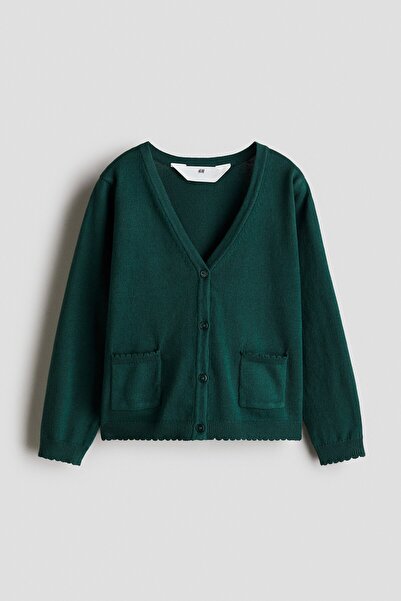 H&M Pamuklu Okul Hırkası