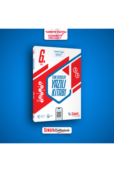 Sınav Yayınları 6. Sınıf Tüm Dersler 1. Dönem 1. Yazılı Kitabı
