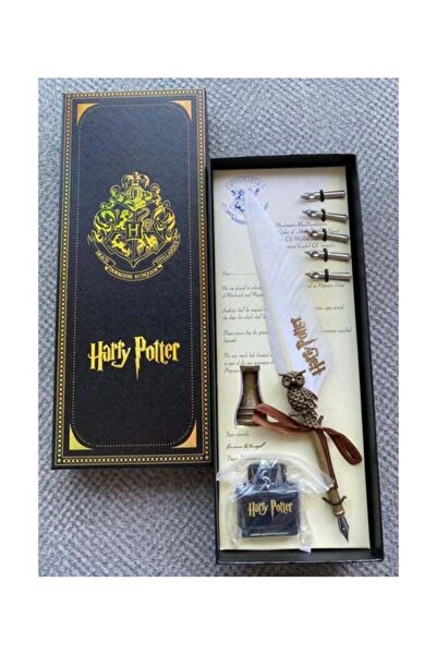 lstri Harry Potter Themed Ink Dip Pen Set Collectible Calligraphy Pen Gift Boxed