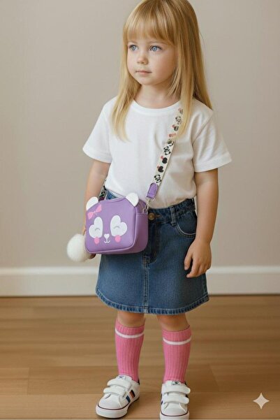 HİMENİSA Ponpon Detaylı Kız Çocuk Çantası