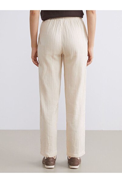 LC Waikiki Xside Buy Elastic Textured Muslin Women's Pants