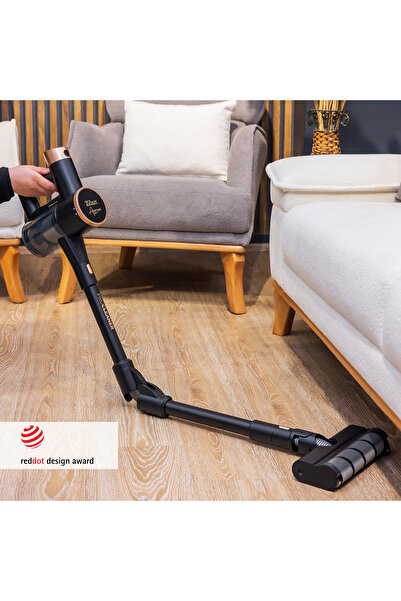 Zilan Ηλεκτρική σκούπα όρθιας χρήσης ZLN3099 Aurum, 220W, 350ml, 2500mAh, 6 ρυθμίσεις ταχύτητας, Πτυσσόμενος σωλήνας