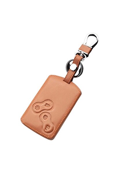 VTH Husă cheie din piele sintetică maro pentru modelele Renault (Koleos, Lagu...