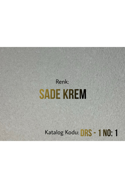 DURAKS SADE KREM (DRS - 1 No: 1) 4 m² | İpek Sıva & Canlı Sıva & Pamuk Sıva & Yalıtımlı ve Dekoratif Sıva