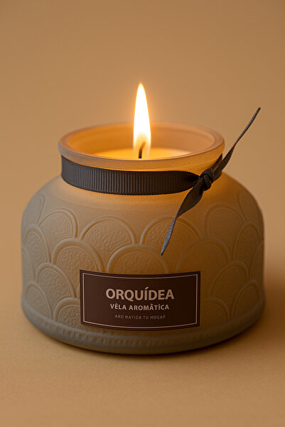 Şahane Pazar Dekoratif Cam Şişeli Kokulu Mum SHN-2001