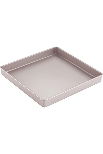 ChefMade 11-Inch Non-Stick Square Baking Sheet Pan (11.2 x 11.2 x 1.4 in) - Champagne Gold