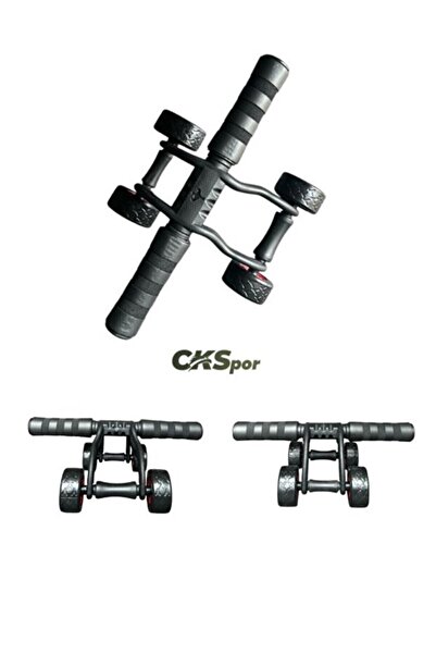CKSpor 4 Tekerlekli Mekik Aleti – Karın Kası Çalıştırma & Evde Spor Ekipmanı
