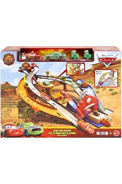 mattel Road obstacle race set with rescue cars, Mattel, 4+ years