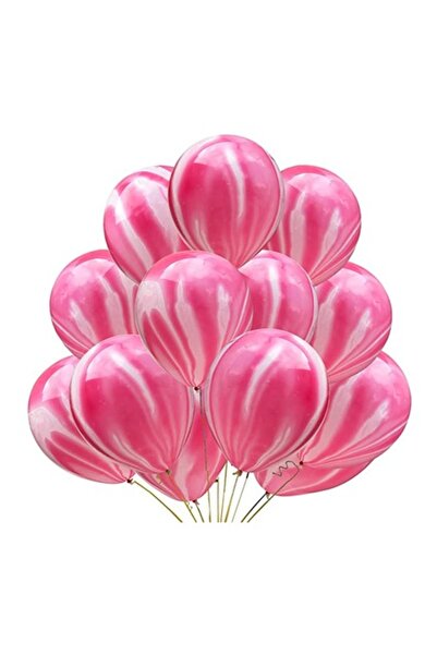 Domi Party & Gifts Set de 5 baloane din latex, Wow Shop, marmură roz