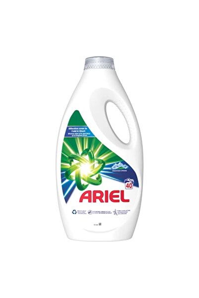 Ariel Detergent lichid de rufe Mountain Spring 2L, 40 de spălări