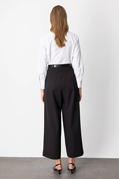On Fashion Loose Trousers with Stitched Pockets 64133