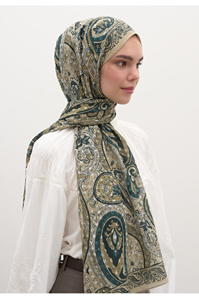 Fresh Panthea Pattern Shawl Sand
