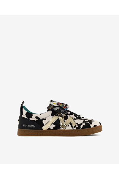 Steve Madden DIVULGE-C BLK/WHTE Kadın Siyah Sneaker DIVULGE-C