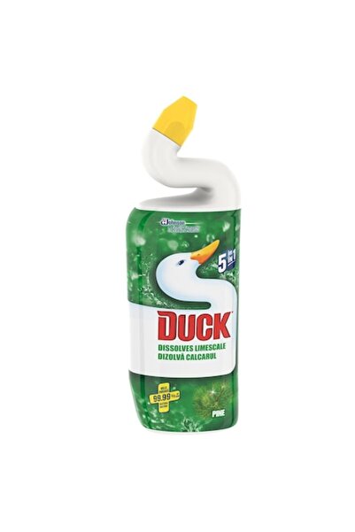 DUCK Odorizant WC 5 în 1 cu aromă de pin, 750 ml