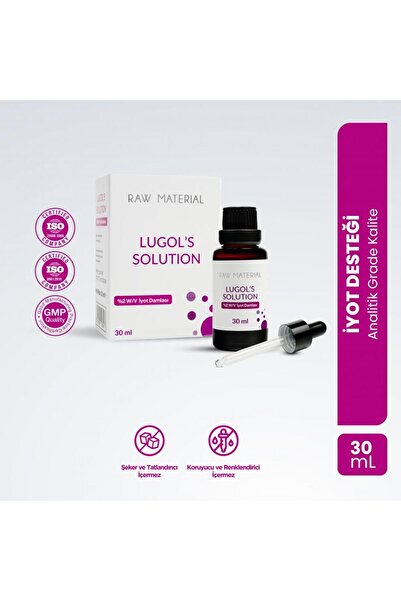 Raw Material MORE THAN Lugol's Solution Iyot %2 Damla 30 ml