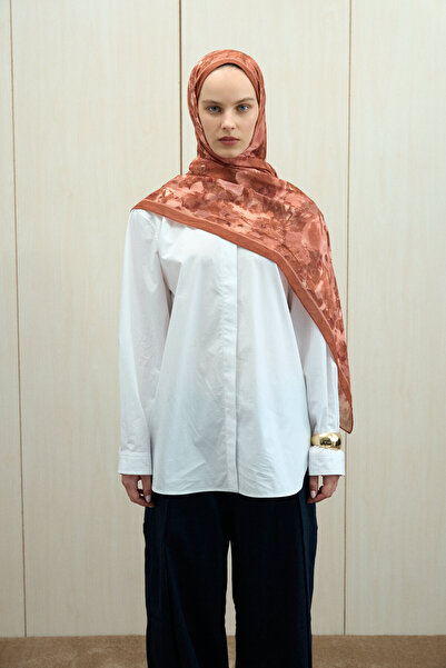 cs camellia scarf Pretty Kraş Shawl - Tile