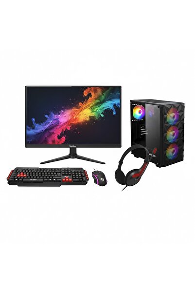 RaXius SunCom Gaming SG1-154-S009 Ryzen5 5500 16GB 512SSD RX580 19" W11P Masa...