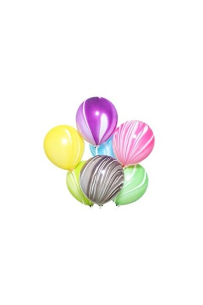 Domi Party & Gifts Set de 5 baloane din latex, Party Shop, culori marmorate a...