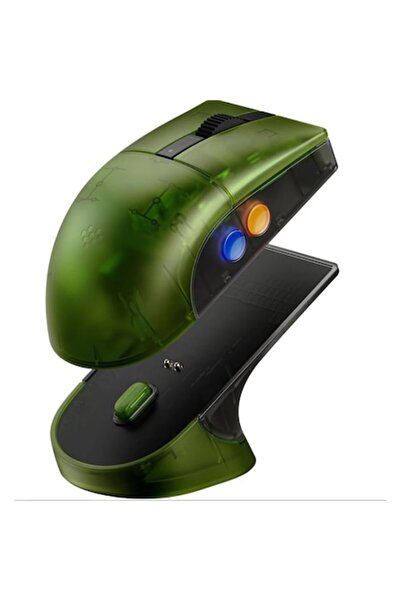 8Bitdo Retro R8 Wireless Retro-Design Gaming Mouse with Charging Dock (Xbox Edition)